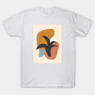 Haworthia Abstract Minimalist Art T-Shirt